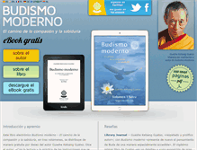 Tablet Screenshot of budismomoderno.com